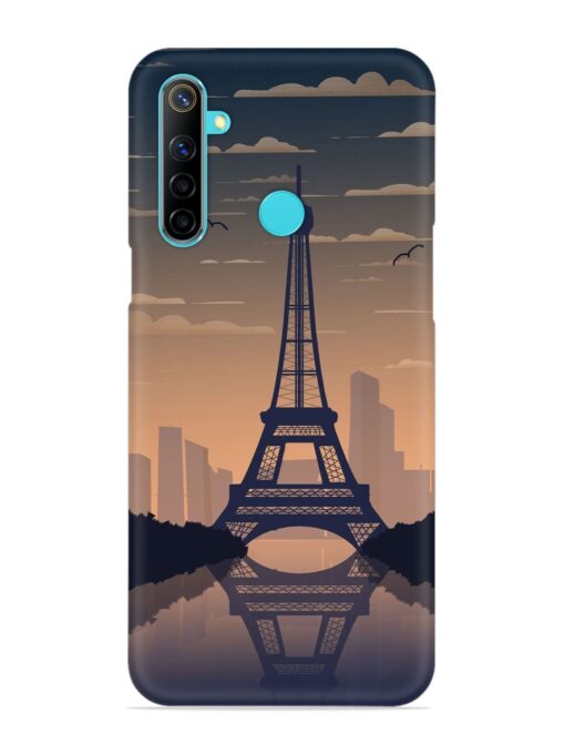 France Paris Eiffel Tower Gradient Snap Case for Realme Narzo 10 Zapvi