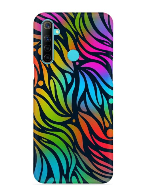 Abstract Leaf Design Snap Case for Realme Narzo 10 Zapvi