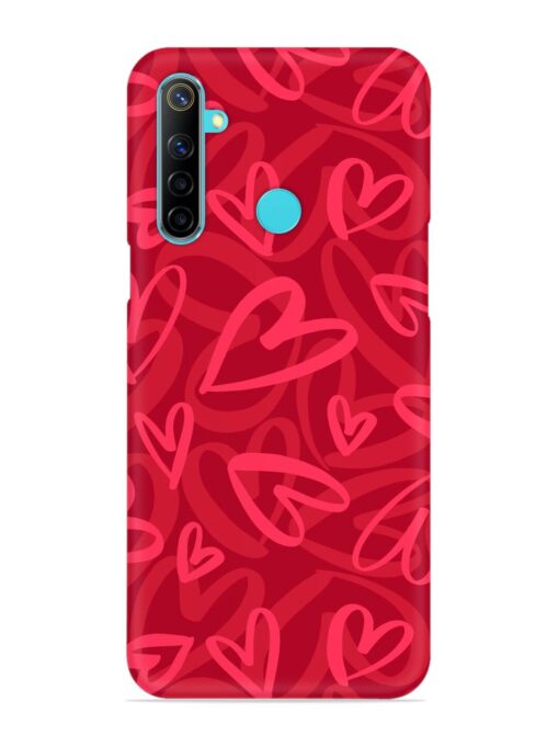 Seamless Romantic Pattern Snap Case for Realme Narzo 10 Zapvi