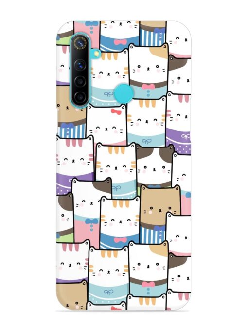 Cute Adorable Cat Snap Case for Realme Narzo 10 Zapvi