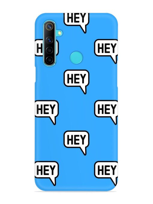 Hey Text Message Snap Case for Realme Narzo 10 Zapvi