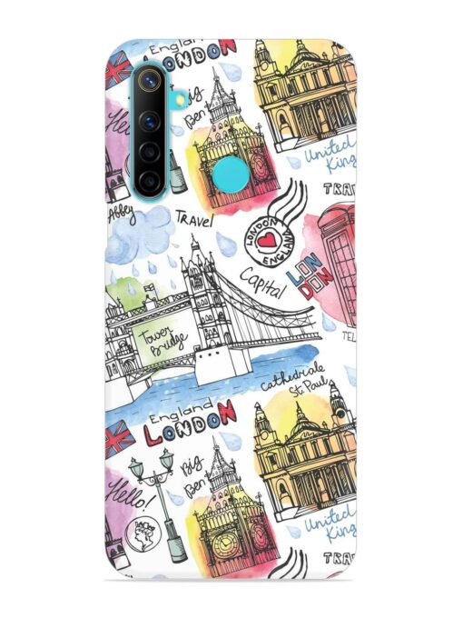 Vector London Landmark Snap Case for Realme Narzo 10 Zapvi