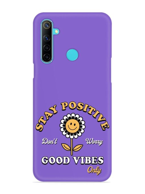 Retro Positive Flower Snap Case for Realme Narzo 10 Zapvi