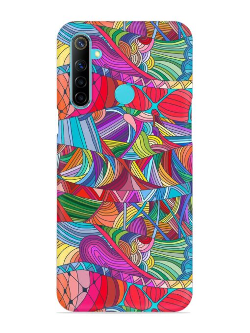 Seamless Patterns Hand Drawn Snap Case for Realme Narzo 10 Zapvi