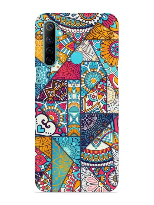 Patchwork Pattern Vintage Snap Case for Realme Narzo 10 Zapvi