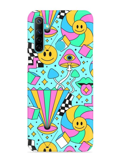 Trippy Rainbow 60S Snap Case for Realme Narzo 10 Zapvi