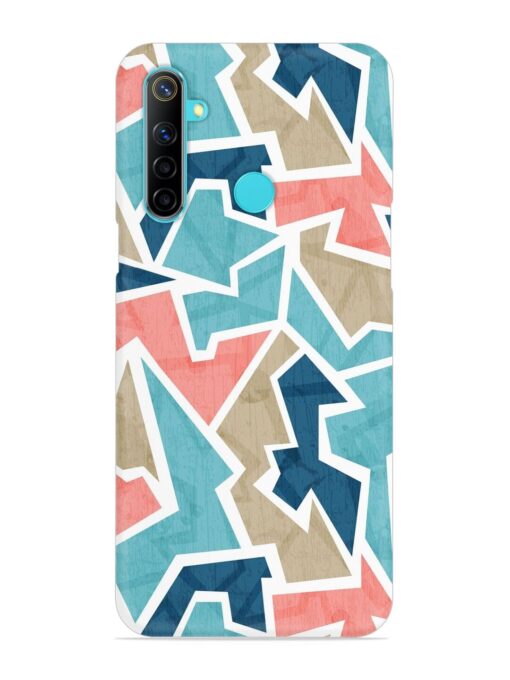 Vintage Geometric Triangle Snap Case for Realme Narzo 10 Zapvi