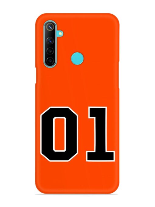 01 Number Snap Case for Realme Narzo 10 Zapvi