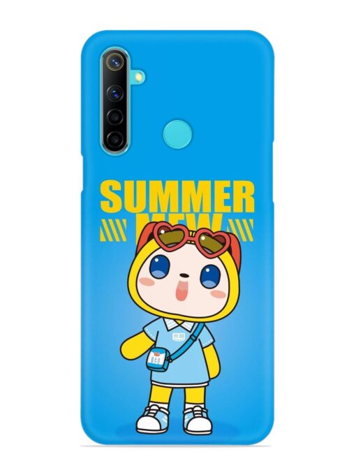 Summer Mew Cartoon Snap Case for Realme Narzo 10 Zapvi