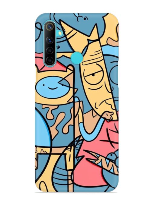 Silly Face Doodle Snap Case for Realme Narzo 10 Zapvi