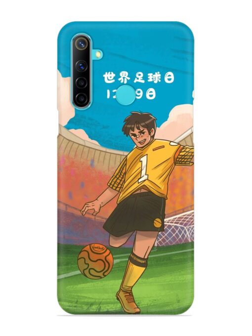 Soccer Kick Snap Case for Realme Narzo 10 Zapvi