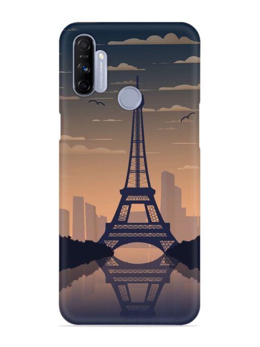 France Paris Eiffel Tower Gradient Snap Case for Realme Narzo 10A Zapvi