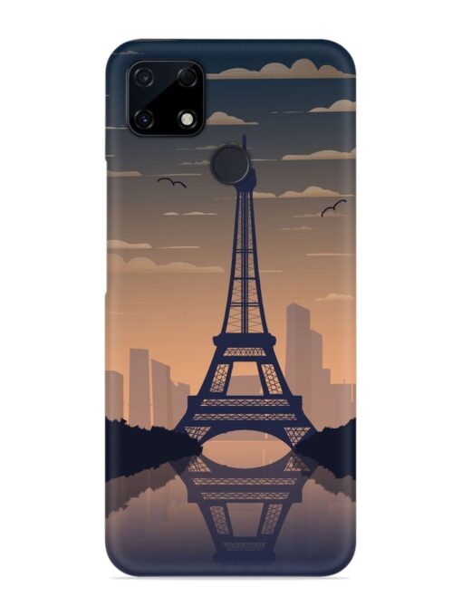 France Paris Eiffel Tower Gradient Snap Case for Realme Narzo 20 Zapvi