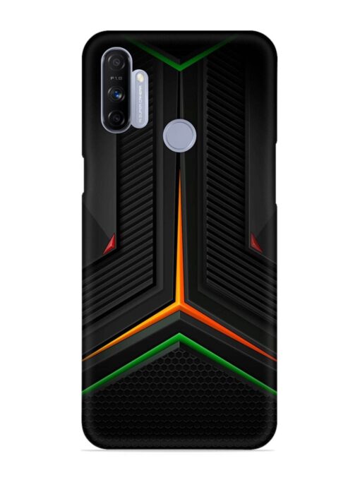 Orange Triangle Light Snap Case for Realme Narzo 20A Zapvi