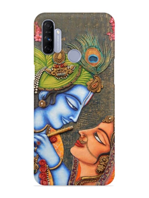 Lord Radha Krishna Flute Art Snap Case for Realme Narzo 20A Zapvi