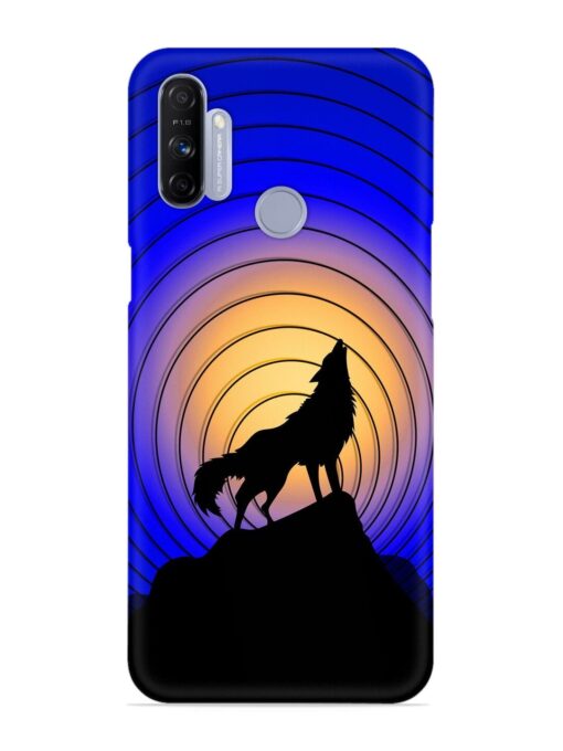 Fox Roaring Design Snap Case for Realme Narzo 20A Zapvi