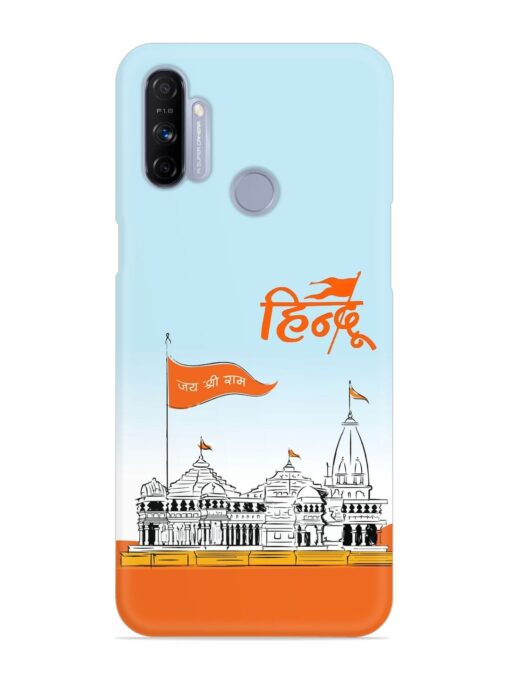 Ram Mandir Hindu Snap Case for Realme Narzo 20A Zapvi