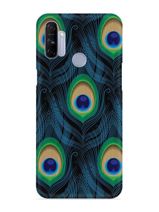 Seamless Pattern Peacock Snap Case for Realme Narzo 20A Zapvi