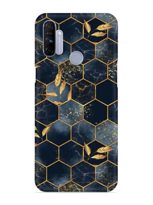 Marble Hexagon Seamless Snap Case for Realme Narzo 20A Zapvi