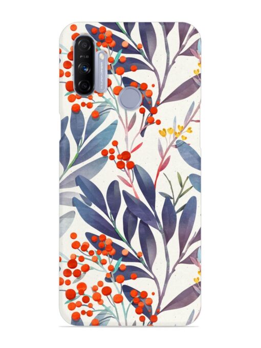 Seamless Floral Pattern Snap Case for Realme Narzo 20A Zapvi