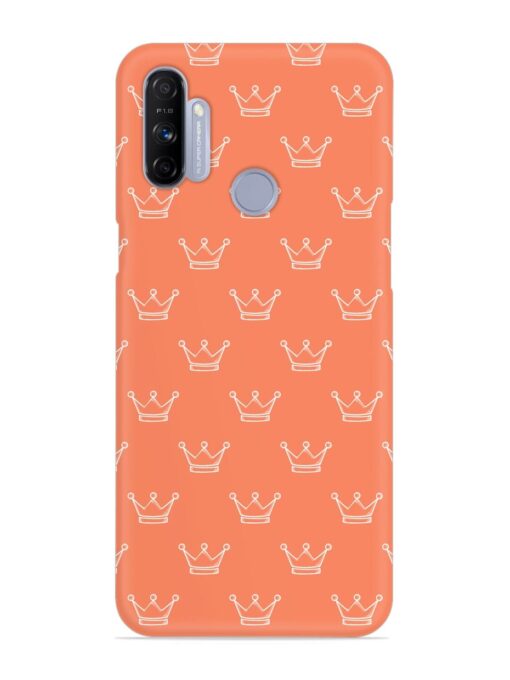 Hand Drawn Crown Snap Case for Realme Narzo 20A Zapvi