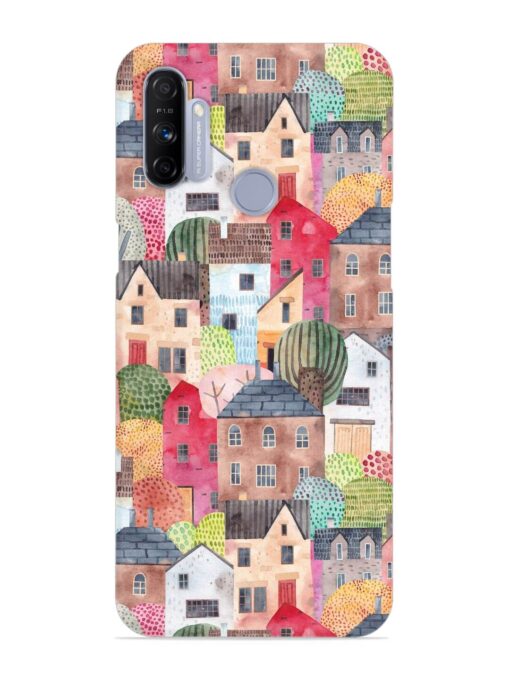 Abstract Seamless Pattern Snap Case for Realme Narzo 20A Zapvi