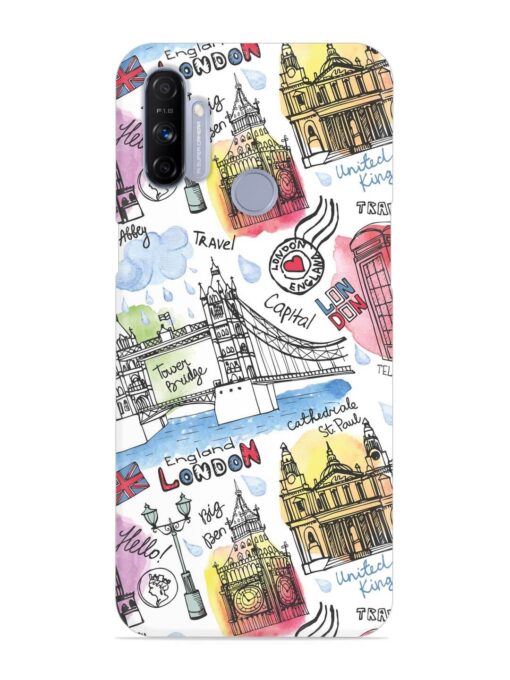 Vector London Landmark Snap Case for Realme Narzo 20A Zapvi