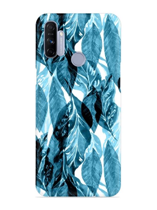 Leaves Pattern Jungle Snap Case for Realme Narzo 20A Zapvi