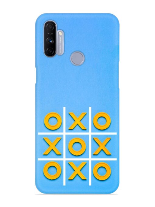 Yellow Plastic Crosses Snap Case for Realme Narzo 20A Zapvi