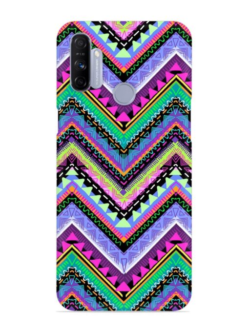 Tribal Aztec Print Snap Case for Realme Narzo 20A Zapvi