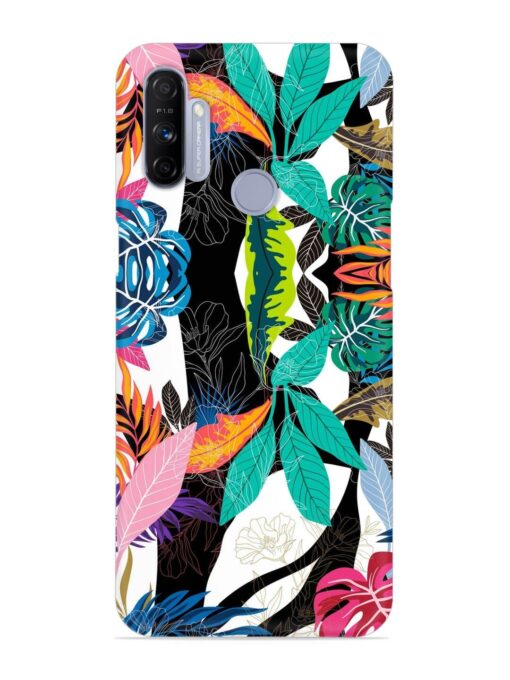 Floral Pattern Bright Snap Case for Realme Narzo 20A Zapvi