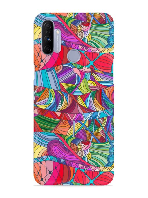 Seamless Patterns Hand Drawn Snap Case for Realme Narzo 20A Zapvi