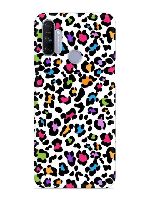 Seamless Leopard Pattern Snap Case for Realme Narzo 20A Zapvi