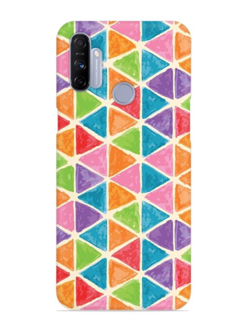 Seamless Colorful Isometric Snap Case for Realme Narzo 20A Zapvi