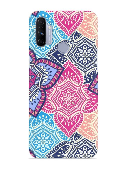 Ethnic Floral Seamless Snap Case for Realme Narzo 20A Zapvi