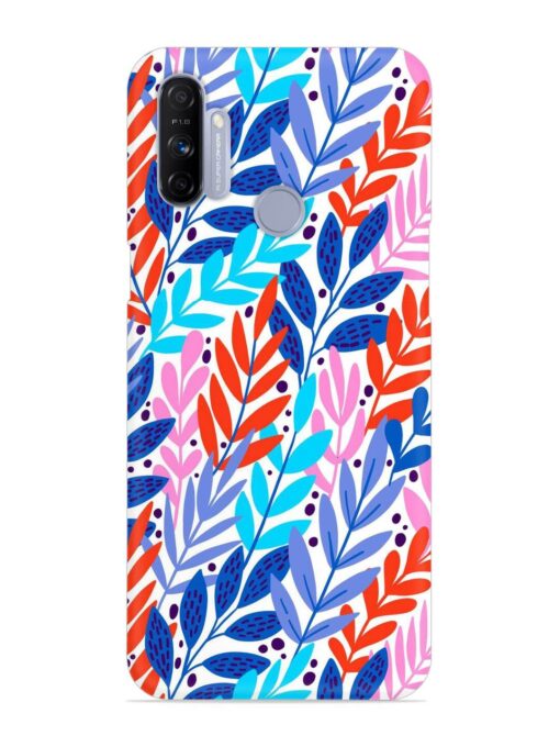 Bright Floral Tropical Snap Case for Realme Narzo 20A Zapvi