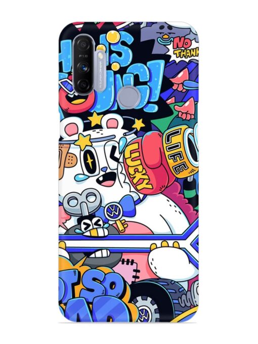 Universal Doodle Snap Case for Realme Narzo 20A Zapvi