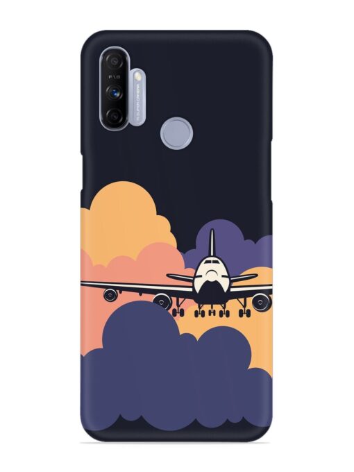 Aeroplane vector Snap Case for Realme Narzo 20A Zapvi