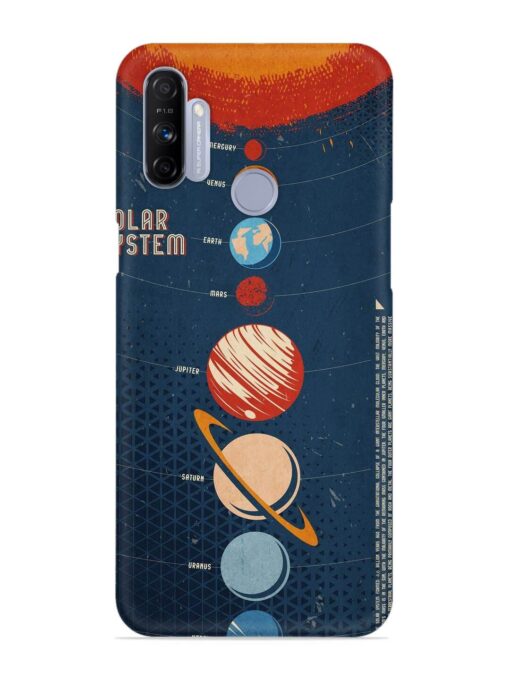 Solar System Vector Snap Case for Realme Narzo 20A Zapvi