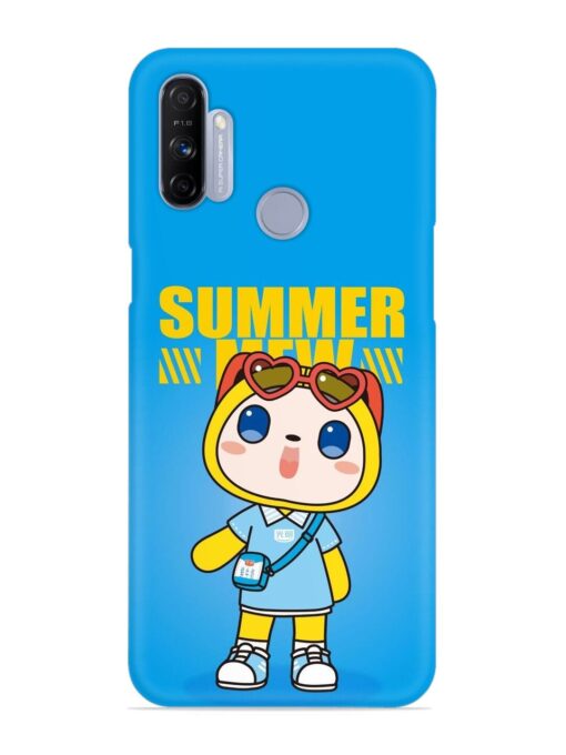 Summer Mew Cartoon Snap Case for Realme Narzo 20A Zapvi