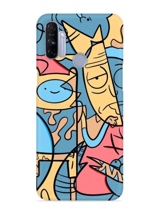 Silly Face Doodle Snap Case for Realme Narzo 20A Zapvi