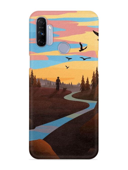 Natural Landscape Art Snap Case for Realme Narzo 20A Zapvi