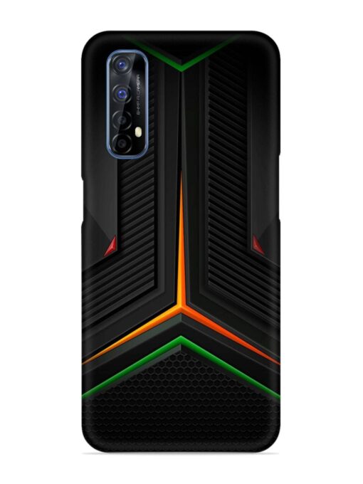 Orange Triangle Light Snap Case for Realme Narzo 20 Pro Zapvi