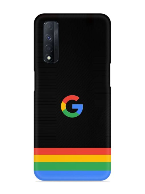 Google Logo Art Snap Case for Realme Narzo 30 (4G) Zapvi