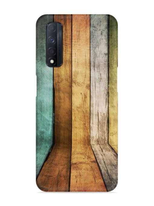 Wooden Realistic Art Snap Case for Realme Narzo 30 (4G) Zapvi