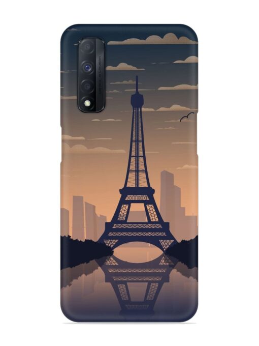 France Paris Eiffel Tower Gradient Snap Case for Realme Narzo 30 (4G) Zapvi