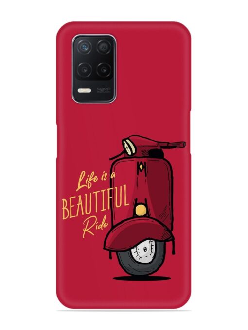 Life Is Beautiful Rides Snap Case for Realme Narzo 30 (5G) Zapvi