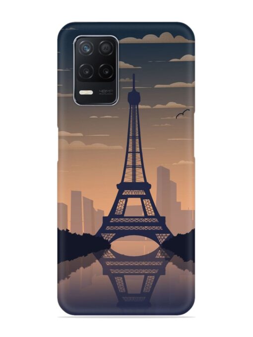 France Paris Eiffel Tower Gradient Snap Case for Realme Narzo 30 (5G) Zapvi