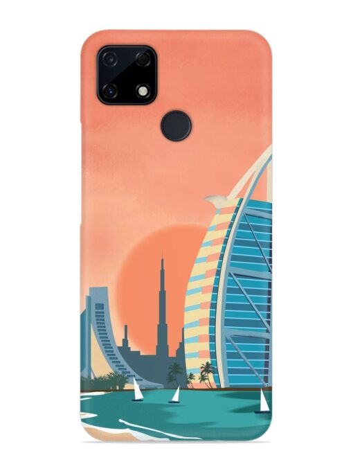 Dubai Architectural Scenery Snap Case for Realme Narzo 30A Zapvi