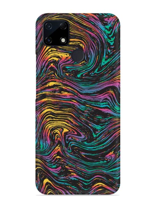 Abstract Liquid Colors Snap Case for Realme Narzo 30A Zapvi